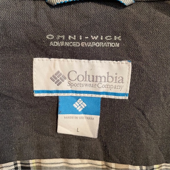 Men’s Columbia Plaid Shirt Size Large - Picture 4 of 7
